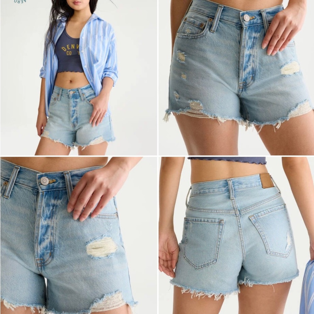 Aeropostale distressed shorts